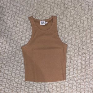 Princess Polly brown cropped tank